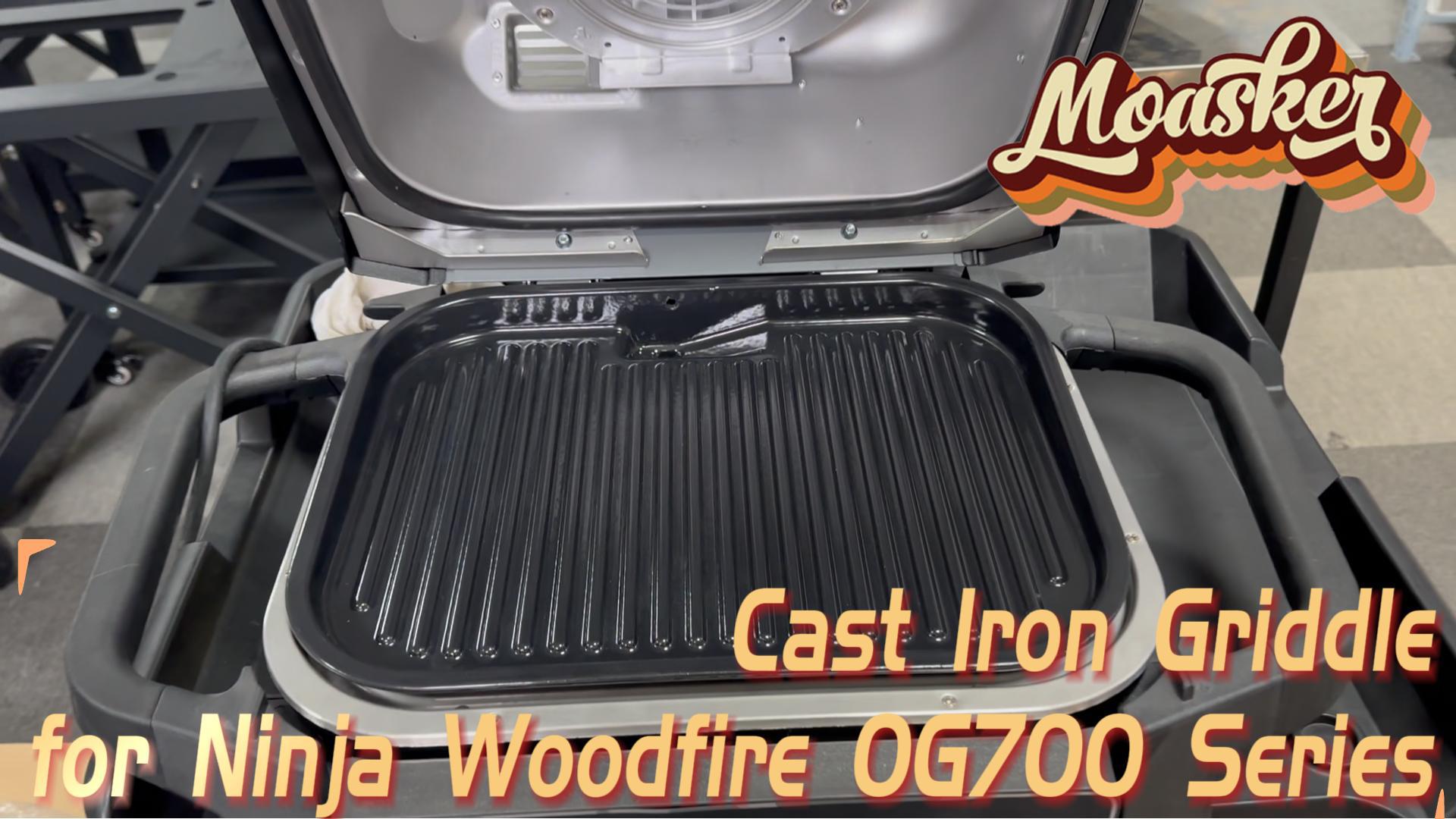 Amazon.com : MOASKER Cast Iron Griddle for Ninja Woodfire OG700